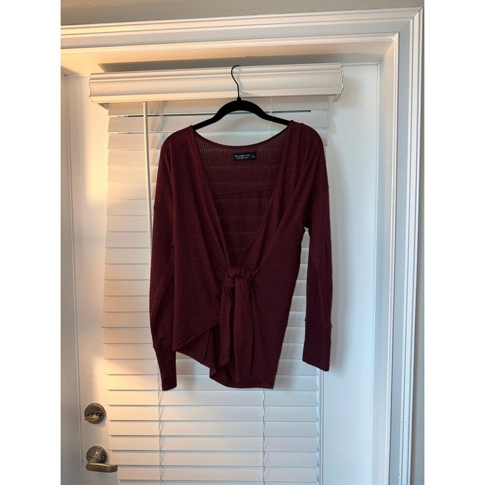 Abercrombie Burgundy sweater